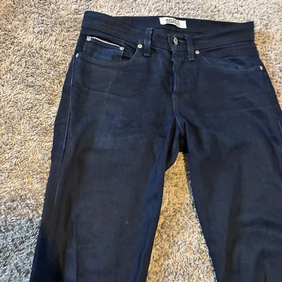 Naked And Famous Midnight Stretch Selvedge Size 31x32 Weird Guy Style